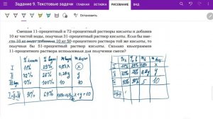 ЕГЭ профильная математика. Задание 10. Растворы.
