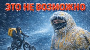 Работа курьером в холодную погоду