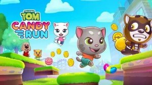 Том.Бег за конфетами. Кто соберет больше золота и конфет ?!