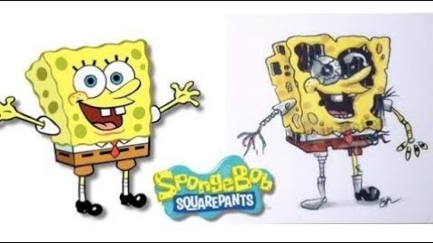 Персонажи Губки Боба Квадратные Штаны в роли аниматроников FNAF