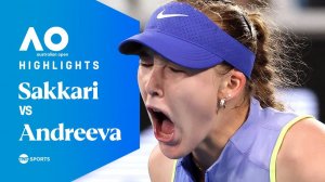 21.01.2026 | ОБЗОР ИГРЫ | Мария Саккари - Мирра Андреева | 2-й круг | AO 2026 | Highlights