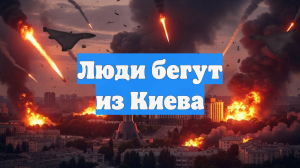 Люди бегут из Киева