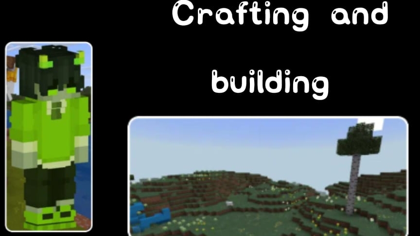ИГРАЮ В ИГРУ Crafting and Building И СТРОЮ ДОМА смотреть онлайн