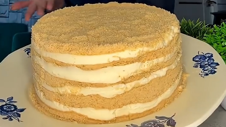 Вкусный ТОРТИК к чаю...🍰☕😋 смотреть онлайн