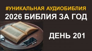 День 201.  Библия за год.  Библейский ультрамарафон портала «Иисус» 2026
