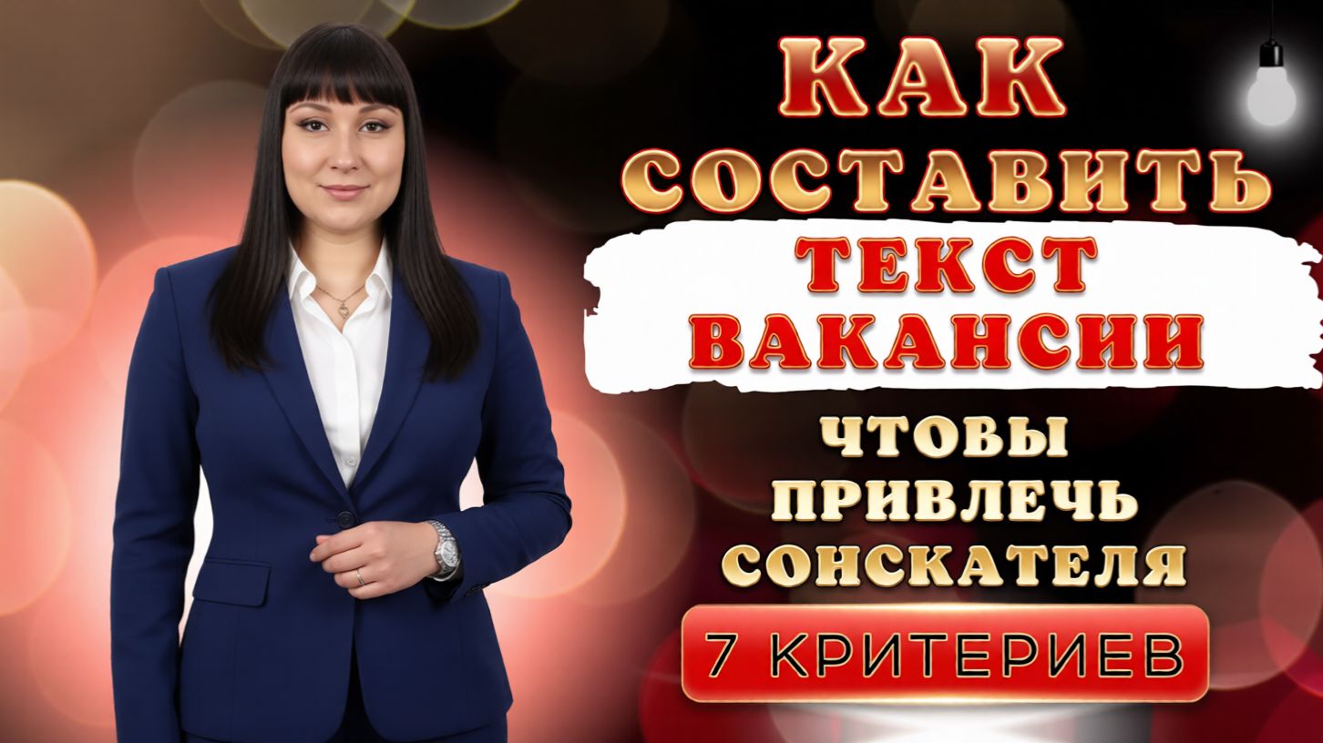 Как составить текст вакансии, чтобы привлечь соискателей смотреть онлайн