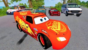 МУЛЬТИКИ ПРО МАШИНКИ: безумный каскад падений — от старта до эпичного финала!