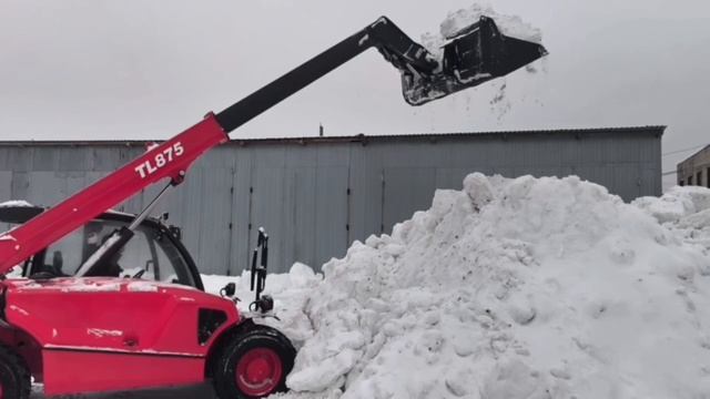 Телескопические погрузчики Polar Badger TL875 смотреть онлайн
