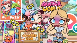 Бесплатные коины? Бассейн💦 в Аватар Ворлд!?/ Обновление🎁🥳/ 🐾Avatar World🫐