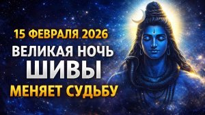 15 февраля 2026 — Великая ночь Шивы, которая меняет судьбу