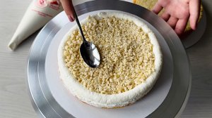 ХРУСТЯЩИЙ СЛОЙ для торта🤍 прослойка миндаль в шоколаде⭐️