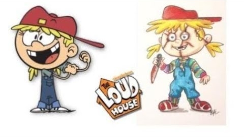 Персонажи «Мой шумный дом» в роли злодеев из фильмов ужасов