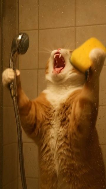 Кошка в душе смотреть онлайн