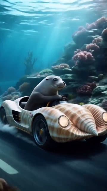 Кот и акула