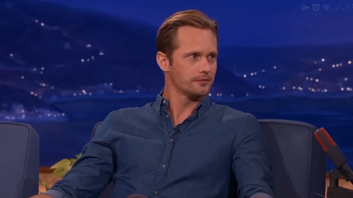 Александру Скарсгарду нравятся агрессивные женщины | CONAN на TBS смотреть онлайн