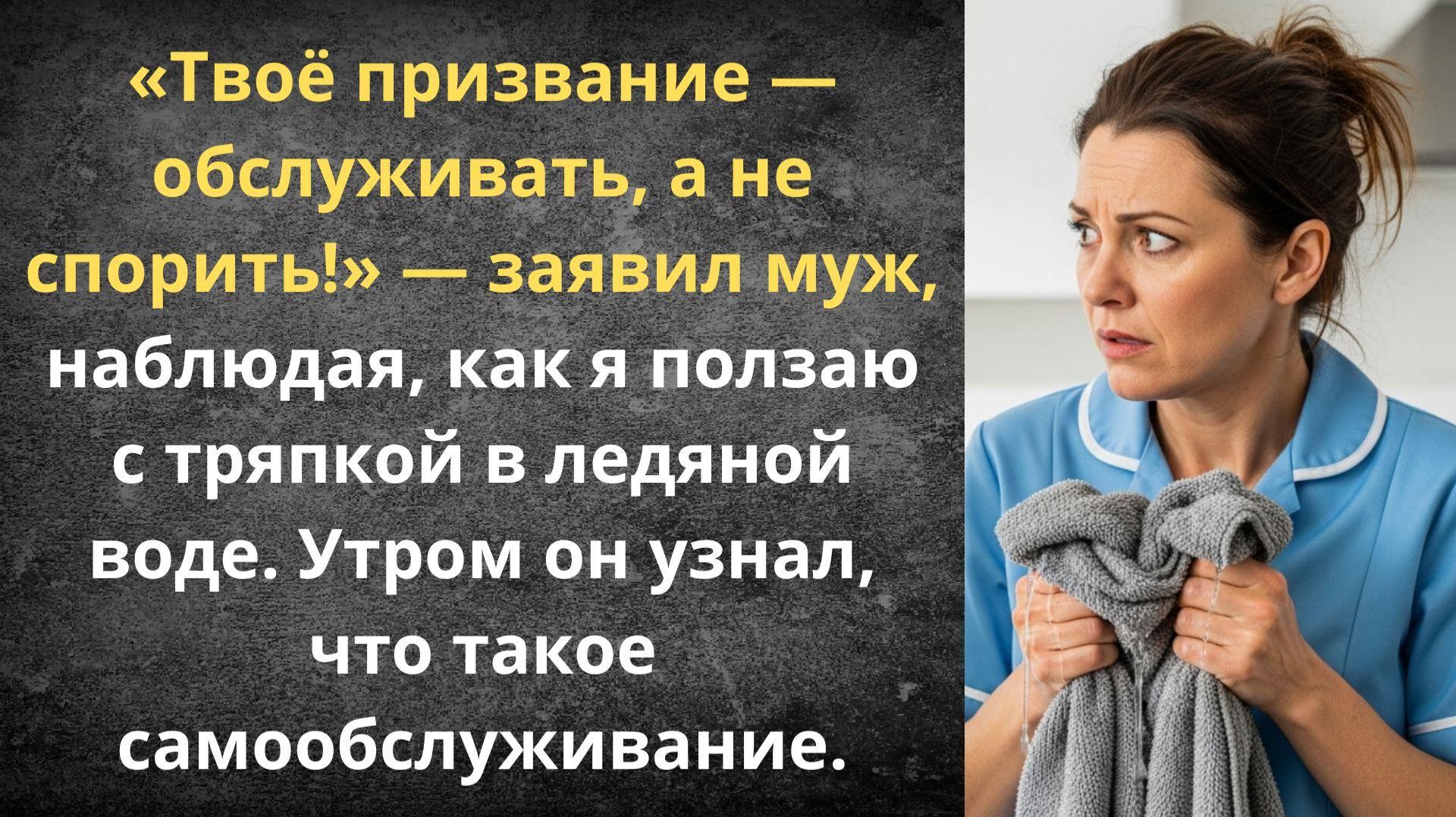 Женщина должна быть тылом | Истории из жизни смотреть онлайн