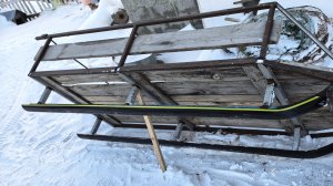 Нарды сани самодельные из проф труб и угольников  #самоделкины #сани #нарды