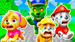 ОГРОМНЫЙ ЗОМБИ ГОНЩИК против СКАЙ МАРШАЛА и КРЕПЫША в МАЙНКРАФТ