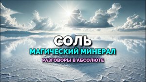 СОЛЬ. МАГИЧЕСКИЙ МИНЕРАЛ. РАЗГОВОРЫ В АБСОЛЮТЕ