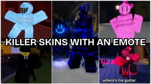 Все скины на киллеров с эмоциями в Forsaken (описание)