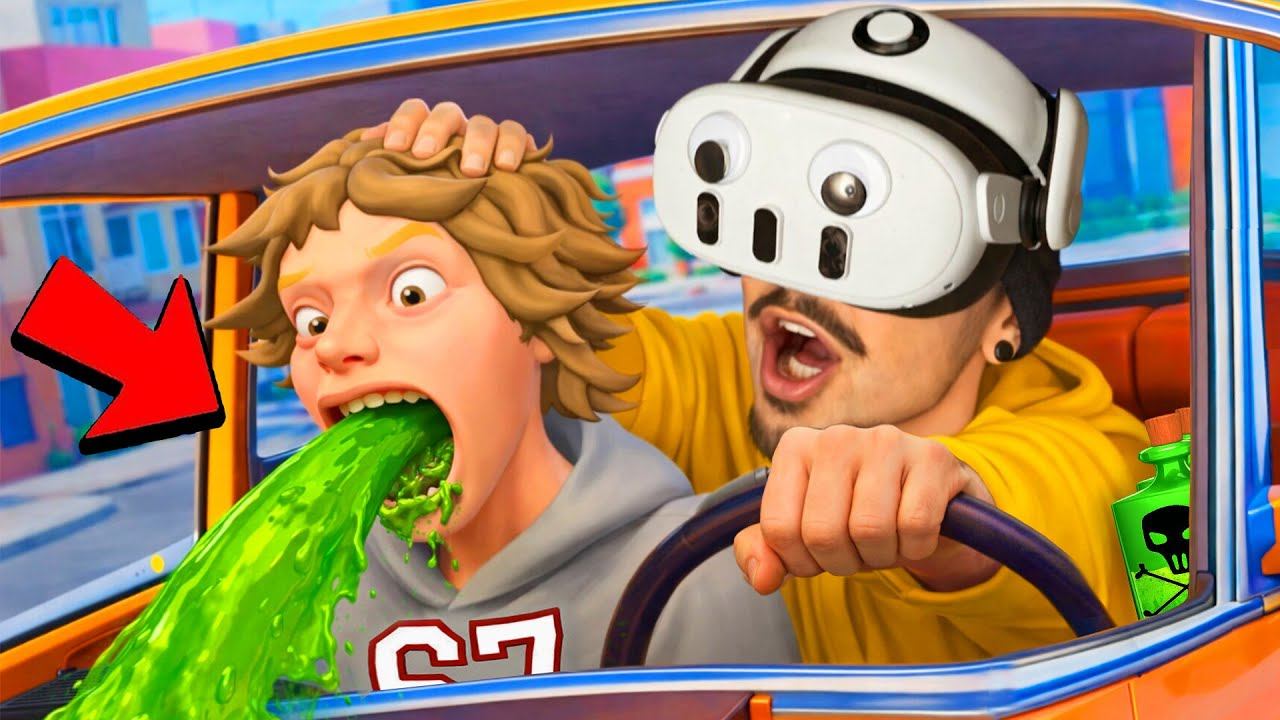 Кормлю КАКАШКОЙ Клиента 67 в ТАКСИ! (TAXI DRIVER VR) смотреть онлайн