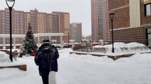 Влог: На встречу с родными .Зима в декабре. ( домашнее видео )