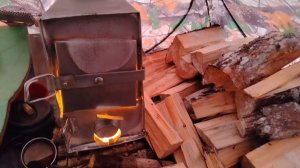 В зимний лес с новой печкой. (Рассказ).