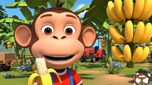 Большие приключения обезьянки 🐒🚜 на ферме и море 🌊 | 3D мультфильм для детей