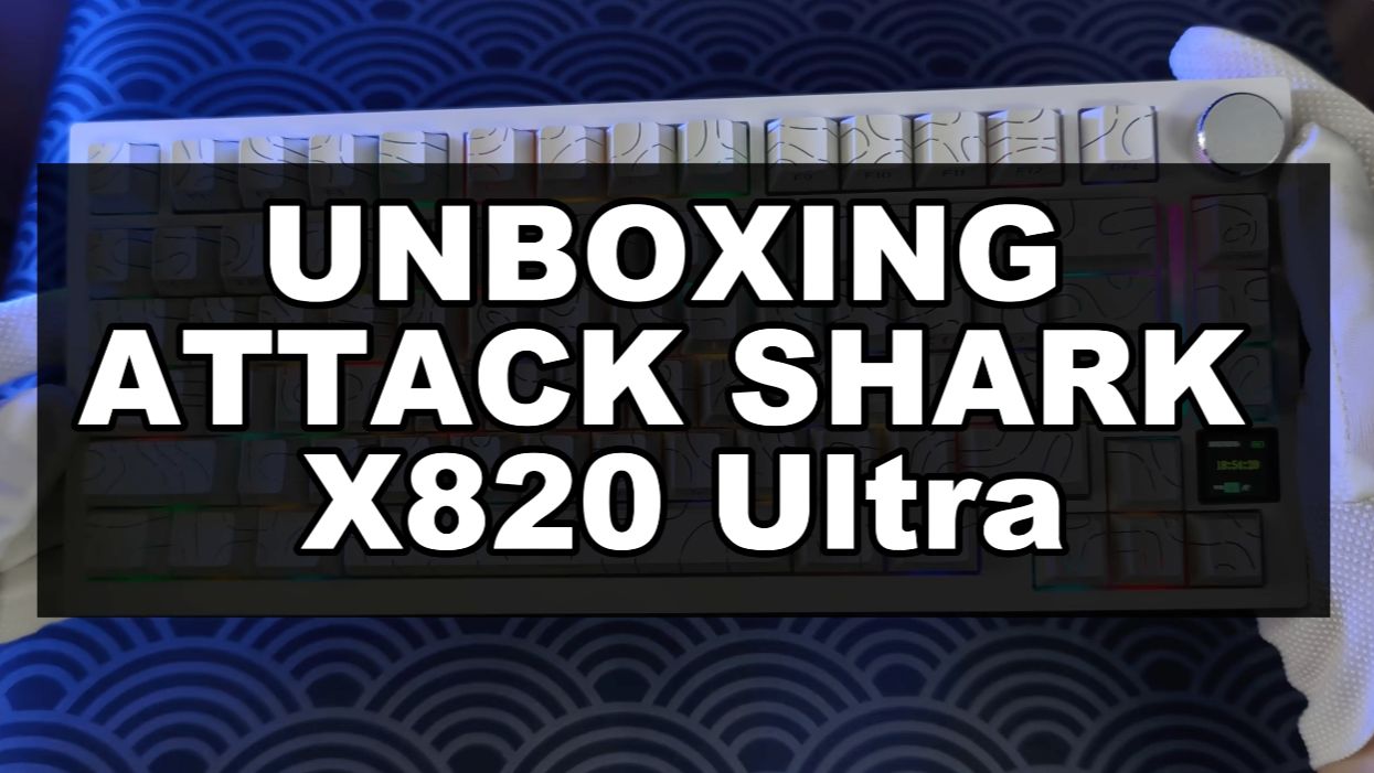 ATTACK SHARK X820ULTRA — UNBOXING | ASMR | РАСПАКОВКА смотреть онлайн
