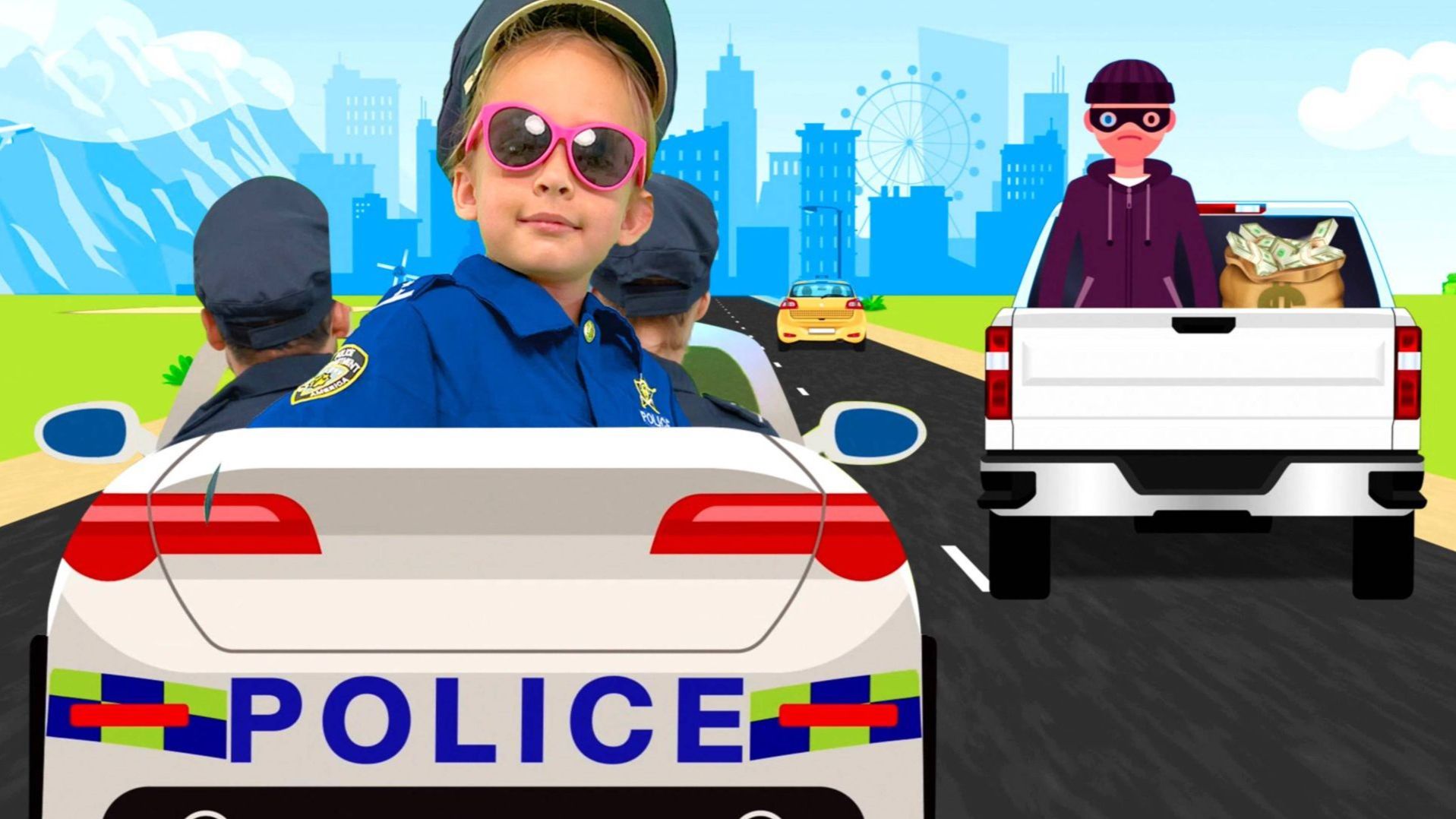 Полицейская песня для детей с Майей и Машей+Детские сборники смотреть онлайн