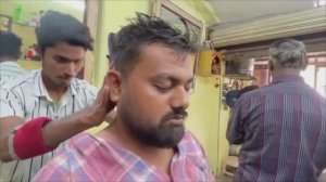 Выполнено наполовину . ASMR-массаж головы в индийском уличном стиле