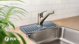 Силиконовый коврик  для раковины на кран | FIX PRICE