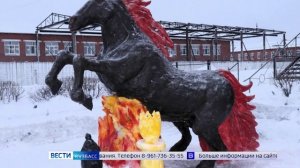 В колониях Кузбасса проходит конкурс снежных фигур