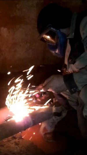 Газосварка ЖКХ. Ввод отопления Gas welding in housing and communal services