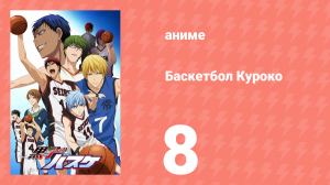 Баскетбол Куроко 1 сезон 8 серия (аниме-сериал, 2012)