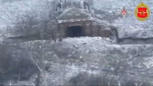 Уничтожение ПУ БПЛА ВСУ корректируемым боеприпасом «Краснополь»