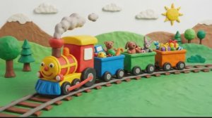 🚂 Паровозик Чух-Чух 🚂 | Весёлая детская песенка про поезд | Мультик для малышей