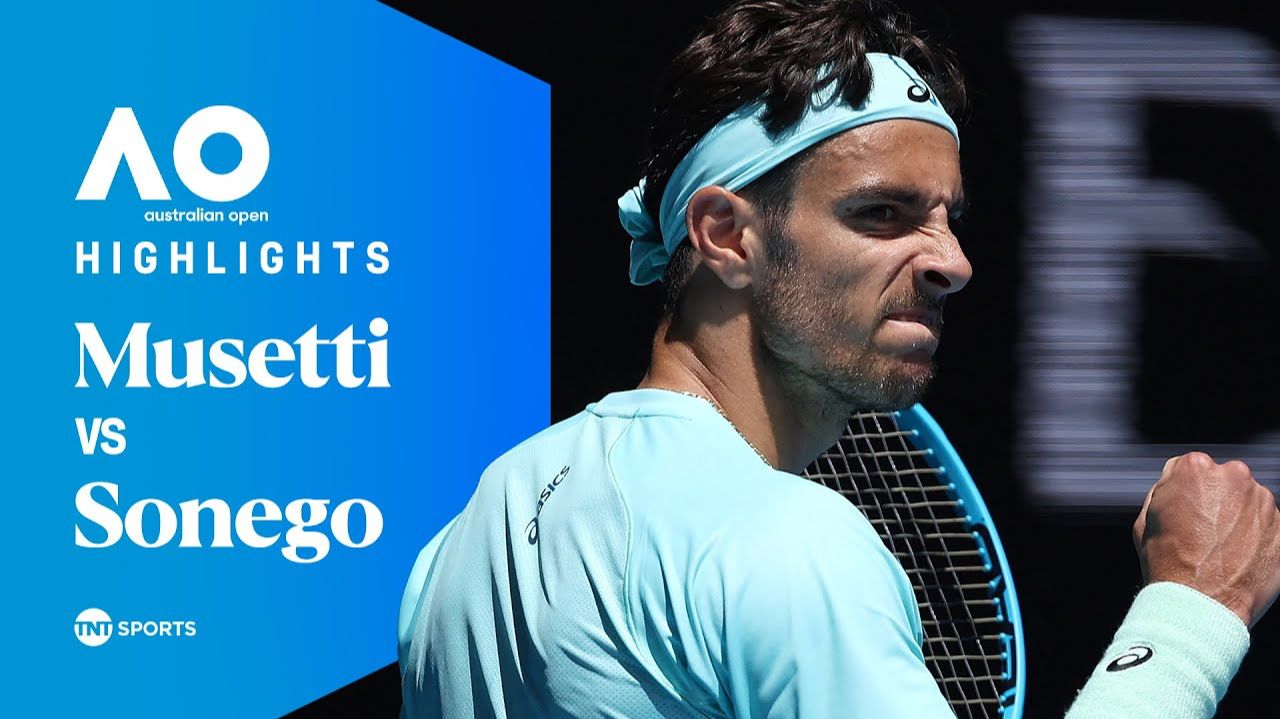 22.01.2026 | ОБЗОР ИГРЫ | Лоренцо Музетти - Лоренцо Сонего | 2-й круг | AO 2026 | Highlights смотреть онлайн