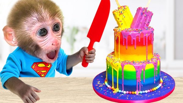 Мультики для детей, обезьянка доставщик, мультики/видео про обезьянку