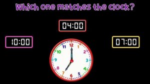 Telling the Time for Kids ⏰  Learn O’Clock Times 1–12  4K