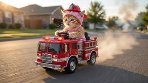 Мультики для детей, котик спасает собачку, мультики/видео про котиков