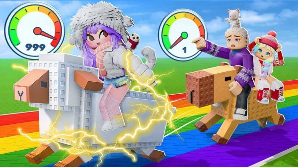 ЧЕЙ ПИТОМЕЦ БЫСТРЕЕ? Roblox Race Animals