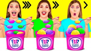 Быстрая Средняя или Медленная Скорость Еды Челлендж #1 от BaRaDa Challenge