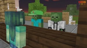 2 Мальчика-Зомби Демонстрируют Свой талант (Майнкрафт анимация)