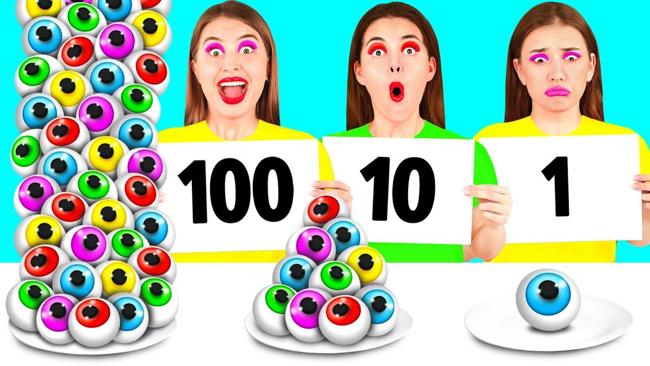 100 Слоев еды Челлендж c BaRaDa Challenge