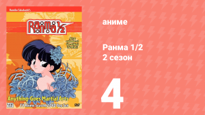 Ранма 1/2 2 сезон 4 серия (аниме-сериал, 1989)