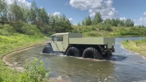 Снегоболотоход Бригадир 6х6 грузовой