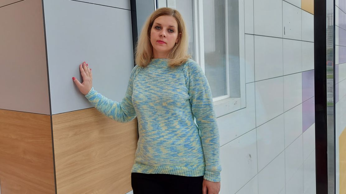 Пуловер спицами НЕЖНОСТЬ(начало) смотреть онлайн