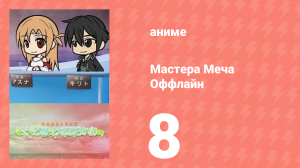 Мастера Меча Оффлайн 8 серия (аниме-сериал, 2012)