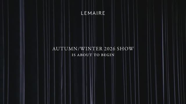 Показ мужской коллекции Lemaire осень-зима 2026-2027